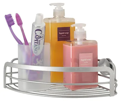 Immagine prodotto di Scaffale angolare senza forature, scaffale da bagno da 20 cm, ripiano per doccia antistatico, scaffale per doccia, scaffale da bagno