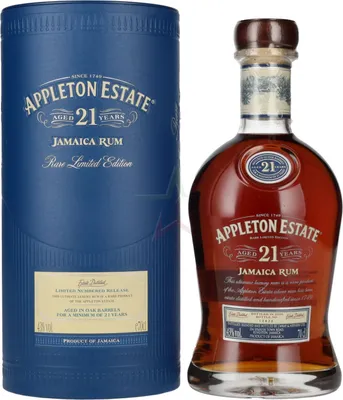 Produktbild von Appleton Estate 21 Years Old Jamaica Rum Rare Limited Edition 43 %  0,70 Liter