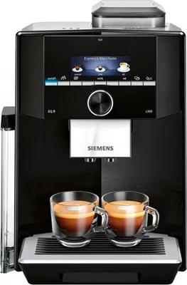 Produktbild von Siemens EQ.9 s300, Filterkaffeemaschine, 2,3 l, Kaffeebohnen, Gemahlener Kaffee, Eingebautes Mahlwerk, 1500 W, Schwarz