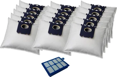Obrázek produktu pro KOMA SB01S - Sada příslušenství pro vysavače Electrolux, AEG, Philips, 15ks sáčků, 1ks HEPA filtr