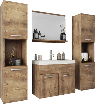 Immagine prodotto di Set da bagno MAYRA XL - castagna