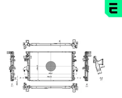Obrázok produktu pre ERA 673120 Chladič vody Motorový chladič pre VW Transporter V Bus (7HB, 7HJ, 7EB, 7EJ, 7EF, 7EG, 7HF, 7EC) Multivan V (7HM, 7HN, 7HF, 7EF, 7EM, 7EN)