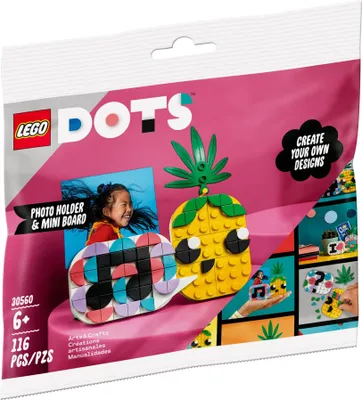 Produktbild von LEGO Dots 30560 Ananas Fotohalter & Mini Tafel 30560