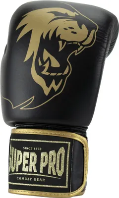Produktbild von Super Pro Combat Gear Warrior Se (Kick-)Boxhandschuhe - Gold/Schwarz/Weiß