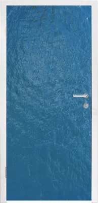 Obrázok produktu pre MuchoWow® Tapety na dvere - Samolepiaca fólia na dvere - More - oceán - modrá - 215x90x0.1cm - Plagát na dvere - Samolepiaca fólia na dvere