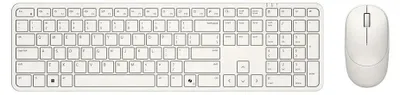 Zdjęcie produktu dla DELL Pro 5 KM526, Bezprzewodowy, RF Wireless, Plunger key switch, QWERTY, Biały, Dołączona myszka
