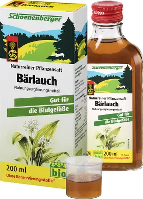 Produktbild von Schoenenberger Naturreiner Pflanzensaft Bärlauch 200 ml