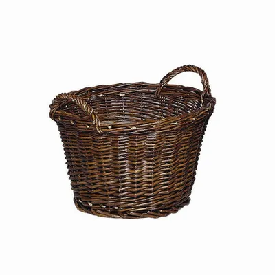 Image de Franz Müller 838-36 Panier à pommes de terre/récolte 60cm rond, osier tressé, 2 poignées, naturel