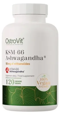 Obrázek produktu pro Ostrovit KSM-66 Ashwagandha zeleninové (120 tablet) 5903933906034