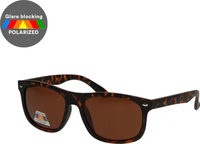 Zdjęcie produktu dla Okulary przeciwsłoneczne Spectrum z polaryzacją żółto-brązowe damskie