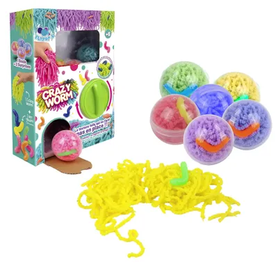 Produktbild von FLYPOP'S - Verteiler 12 Überraschungseier Crazy Worm - POP - 053646 - Squishy In