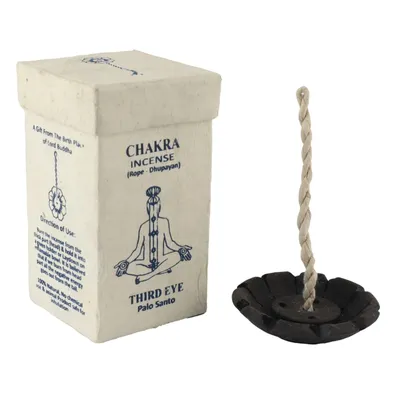 Produktbild von Räucherstäbchen - Rope Incense - Dhupaya - Chakra - Duftmischung Third Eye - Palo Santo
