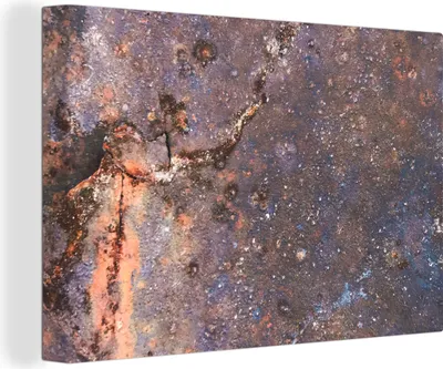 Obrázok produktu pre OneMillionCanvasses® - Obrazy na plátne - 150x100 cm, kov - hrdza - bronz, nástenná umelecká dekorácia - fotografia na plátne - obraz na drevenom ráme