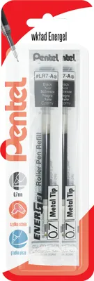 Image de Recharge pour stylo à bille noir, 2 pièces