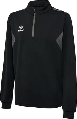 Productafbeelding van Hummel Hmlauthentic sweater met halve rits voor kinderen - zwart, maat: 116