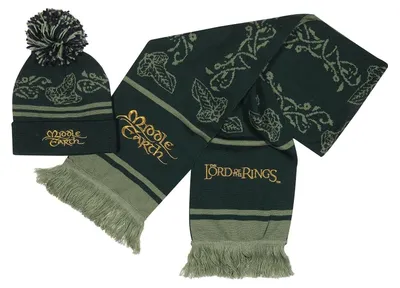 Produktbild von Heroes Inc. Mütze Uni Middle Earth Winter-Set grün Standard