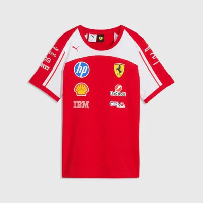 Produktbild von Ferrari T-Shirt, Team, frauen, rot S