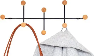 Produktbild von Famanu Kleiderhaken Wandgarderobe - 8 Haken, stilvolles Design