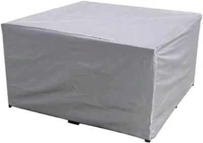 Produktbild von Famanu Abdeckung Gartenmöbel - wasserdicht, UV-beständig, grau - 123 x 61 x 72 cm