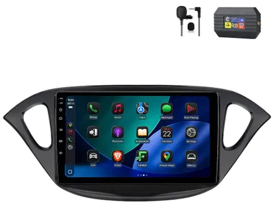 Image de Radio compatible avec Opel Corsa E 2015-2019 Adam 2013-2016 Carplay Android Auto Navi Bluetooth DAB+ Caméra de recul 9 pouces 32 Go
