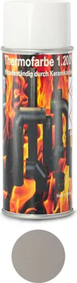 Immagine prodotto di Vernice per stufe 1200°C vernice speciale per stufe vernice termica ghisa grigio chiaro vernice per stufe spray termico