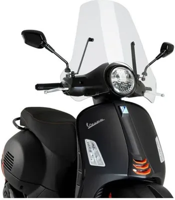 Produktbild von PUIG Touring transparente Windschutzscheibe ABE genehmigt für Piaggio