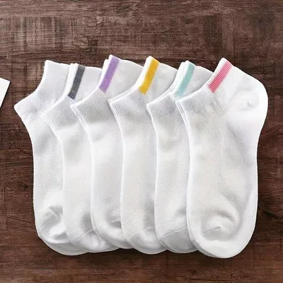 Produktbild von Damensokken met geribbelde hiel, mesh en effen kleur.