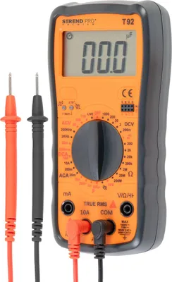 Productafbeelding van Digitale multimeter Strend Pro Premium, 1 000 V DC, 10A, 9V batterij