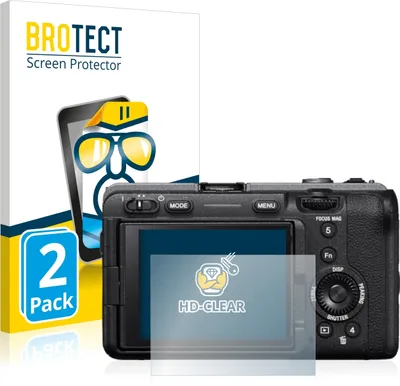Produktbild von 2x Für Sony Alpha FX30 Cinema Line Schutzfolie BROTECT Displayschutz Display Schutz Folie Klar Transparent