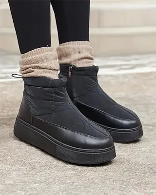 Produktbild von Royalfashion Damen Schneestiefel in schwarzer Farbe Fopinia, Größe 38
