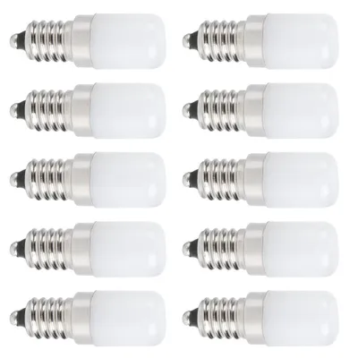 Obrázok produktu pre 10 1,5 W LED žiaroviek so závitovou objímkou, náhradné diely pre striedavý prúd 230 V (E14)