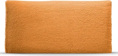 Obrázek produktu pro MG Design nástěnný panel 30 x 60 cm čalouněný - nástěnný panel pro snadnou montáž, z imitace kožešiny, s měkkou výplní, v oranžové barvě