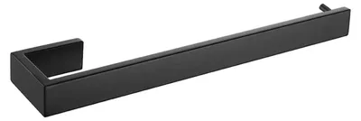 Immagine prodotto di Portasciugamani a parete, acciaio inossidabile, lunghezza 35 cm, finitura nera opaca