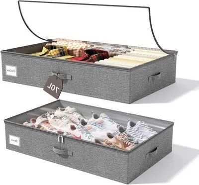 Produktbild von Bettboxen 70 Liter Kapazität stabil mit Deckel