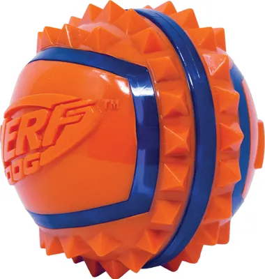 Produktbild von NERF Dog TPR Spike Ball 9cm blau/orange