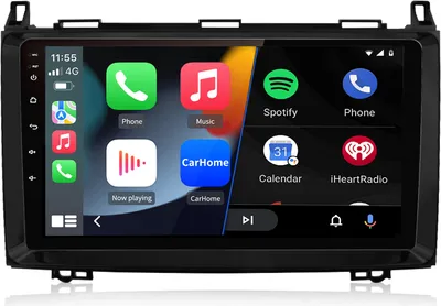 Produktbild von 9"Android 15 Autoradio CarPlay Für Mercedes Benz W169 W245 W639 Vito W906 Sprinter Viano VW Crafter GPS Navi WIFI BT DAB+ SWC 4+64G 8-Kern