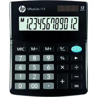 Immagine prodotto di calcolatrice hp HP-OC112 Calcolatrice da tavolo hp "OfficeCalc 112", nera