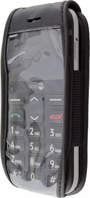 Obrázok produktu pre Ledertasche mit Gürtelclip für Doro 1360/1361/1362
