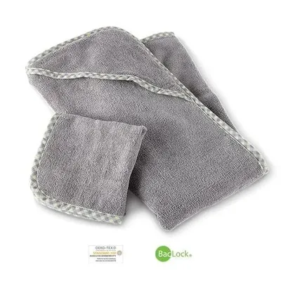 Image de Norwex Serviette de bain pour bébé avec capuche, 80 x 80 cm Tissu, 31 x 31 cm