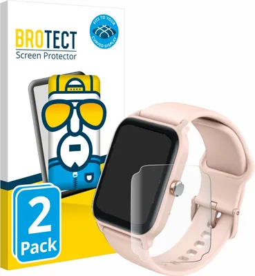 Produktbild von 2x BROTECT Fullscreen Schutzfolie für Gydom IDW13 1.8" Displayschutz Folie Fullcover Klar Transparent