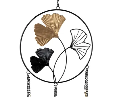 Produktbild von Deko Fensterhänger Girlande Ginko 60 cm Metall Mobile