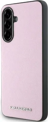 Produktbild von Karl Lagerfeld Saffiano Metall Logo - Tasche für Samsung Galaxy A56 5G (rosa)
