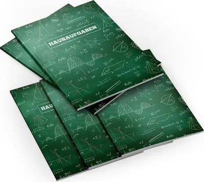 Produktbild von itenga 5x Formeln Tafel (Motiv 40) Hausaufgabenheft DIN A5 96 Seiten