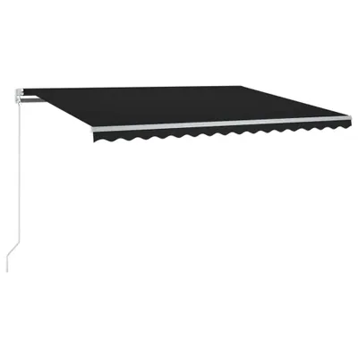 Obrázok produktu pre automatická markíza vidaXL s LED diódou a senzorom vetra 300x250 cm antracitová