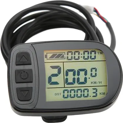Image de Écran LCD pour v?lo ?lectrique Drfeify, panneau de?tanche 72 V LCD5 avec connecteur SM pour la transformation des v?los ?lectriques