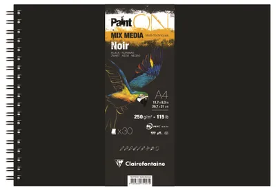 Produktbild von Clairefontaine 975943C, Kunstdruckpapierblock, 250 g/m², 30 Blätter