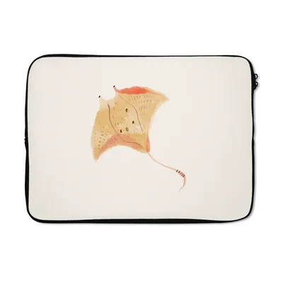Produktbild von MuchoWow® Laptop Hülle 14 ZollRochen - Fisch - Aquarell Laptoptasche - Laptoptasche - Stoßsicher - Schutzhaube