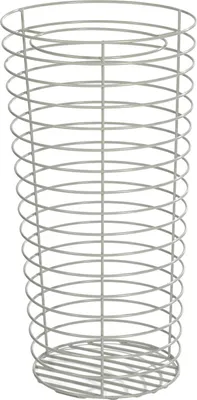 Produktbild von Pflanzgefäß Saturn Pflanztopf Blumenkübel Platinweiß aus Stahl 70cm