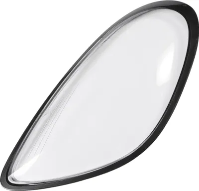 Produktbild von Scheinwerferglas Abdeckung Scheinwerfer Lichtscheibe Klar Streuscheibe Abdeckung für Porsche Cayman 981 2014-2016 Klar Schwarz PC 1Stk Vorne Links Auto