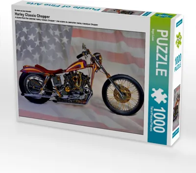 Produktbild von Calvendo Ein Motiv aus dem Kalender Harley Classic Chopper 1000 Teile Puzzle quer 640x480mm, Laue Ingo; 7273022